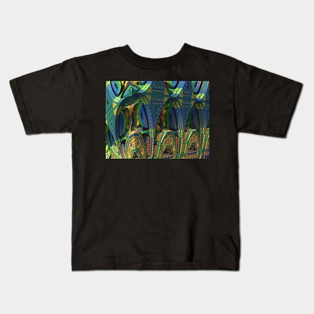 Artful Arches Kids T-Shirt by lyle58